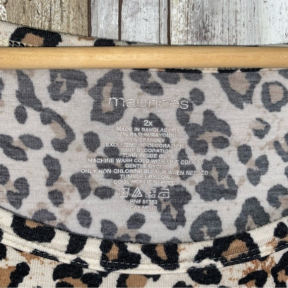 Maurices Leopard Blouse - Picture 5 of 5